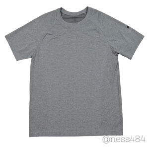 FABLETICS‎ Mens Athletic T Shirt Grey Short Sleeve Raglan Fitness Workout Top L